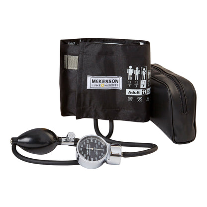 Aneroid Sphygmomanometer Unit McKesson LUMEON Adult Cuff Nylon Cuff 23 - 40 cm Pocket Aneroid, Packaging Type- Box