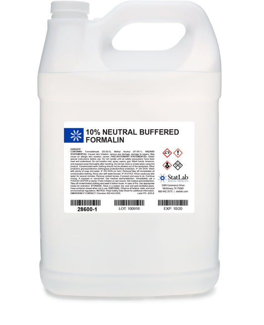 Histology Reagent Neutral Buffered Formalin Fixative 10% 1 gal., Packaging Type- Case