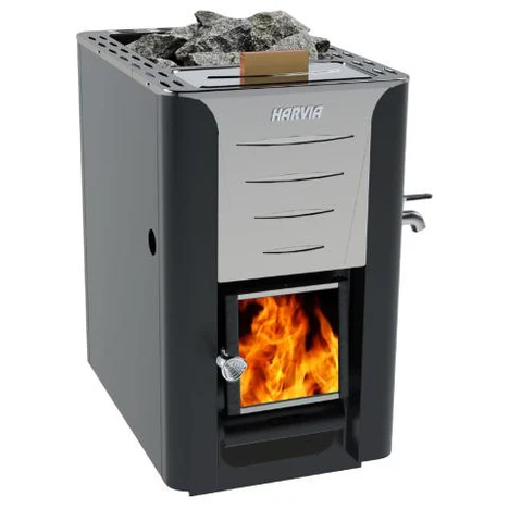 Harvia 20 ES Pro Series ES, 24.1kW, Wood Sauna Stove with Water Tank