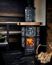 Load image into Gallery viewer, Harvia Legend 240 GreenFlame GreenFlame Series 15.9kW Wood Sauna Stove