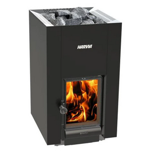 Harvia Linear 22 Green Flame GreenFlame Series, 15.7 kW Wood Sauna Stove