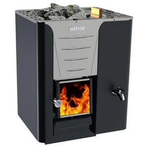 Harvia Pro 20 RS Pro Series RS, 24.1kW, Sauna Wood Stove with Water Tank