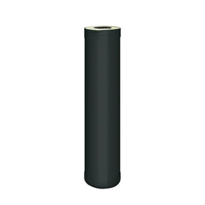 Harvia WHP1000M Sauna Wood Stove Chimney Extension, 1000mm, Black Steel