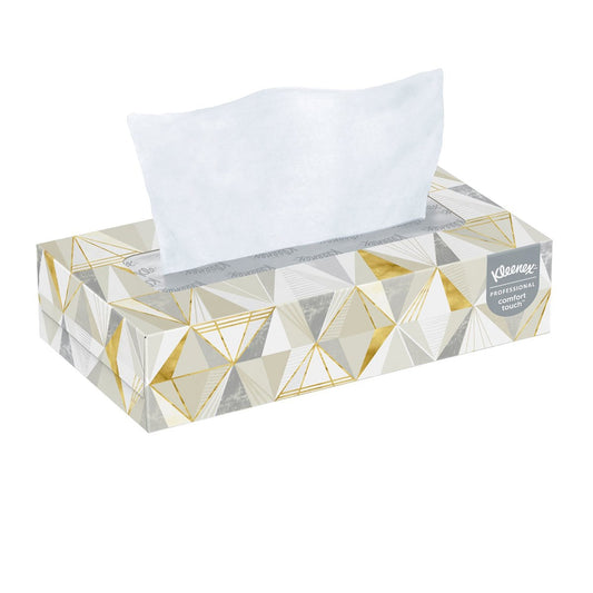 Kleenex Facial Tissue White 8 X 8-2/5 Inch 125 Count, Packaging Type- Box