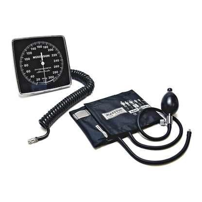 Aneroid Sphygmomanometer Unit McKesson LUMEON Adult Cuff Nylon Cuff 23 - 40 cm Wall Mount, Packaging Type- Box