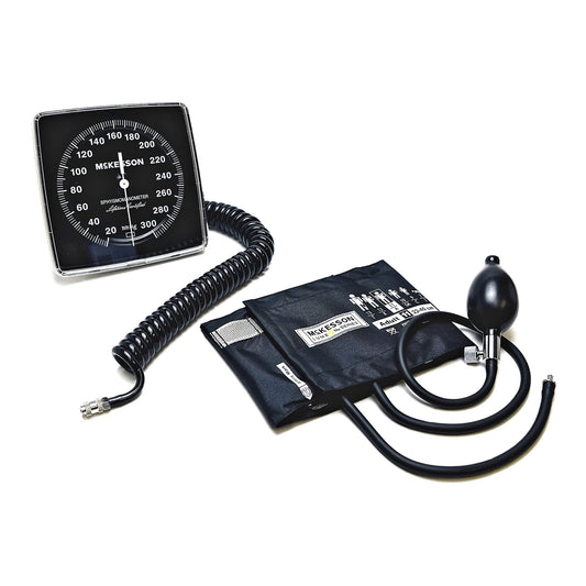 Aneroid Sphygmomanometer Unit McKesson LUMEON Adult Cuff Nylon Cuff 23 - 40 cm Wall Mount, Packaging Type- Box
