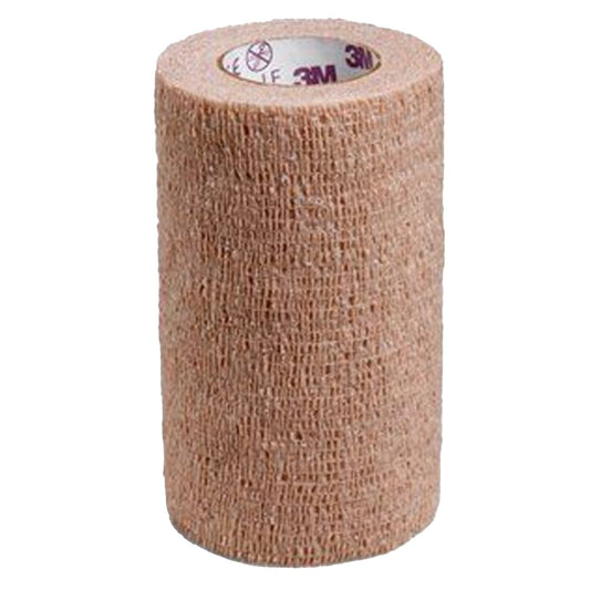 Cohesive Bandage Co-Lastic 4 Inch X 5 Yard Self-Adherent Closure Tan NonSterile Standard Compression,  Packaging Type- Each