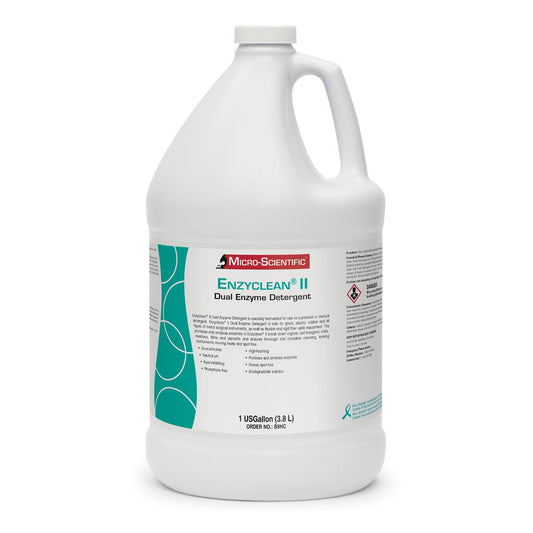 Dual Enzymatic Instrument Detergent Enzyclean II Liquid Concentrate 1 gal. Jug Spearmint Scent, Packaging Type- Each
