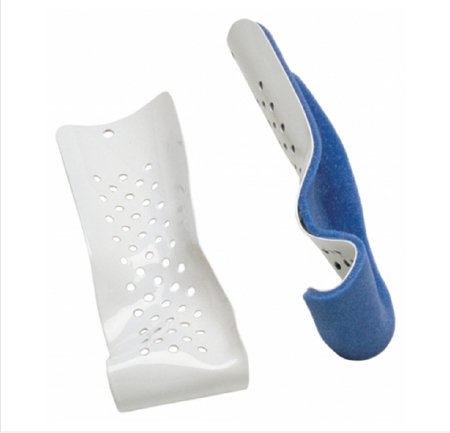 Colles' Wrist Splint ProCare Padded Aluminum / Foam Left Hand Blue / White Small, Packaging Type- Each