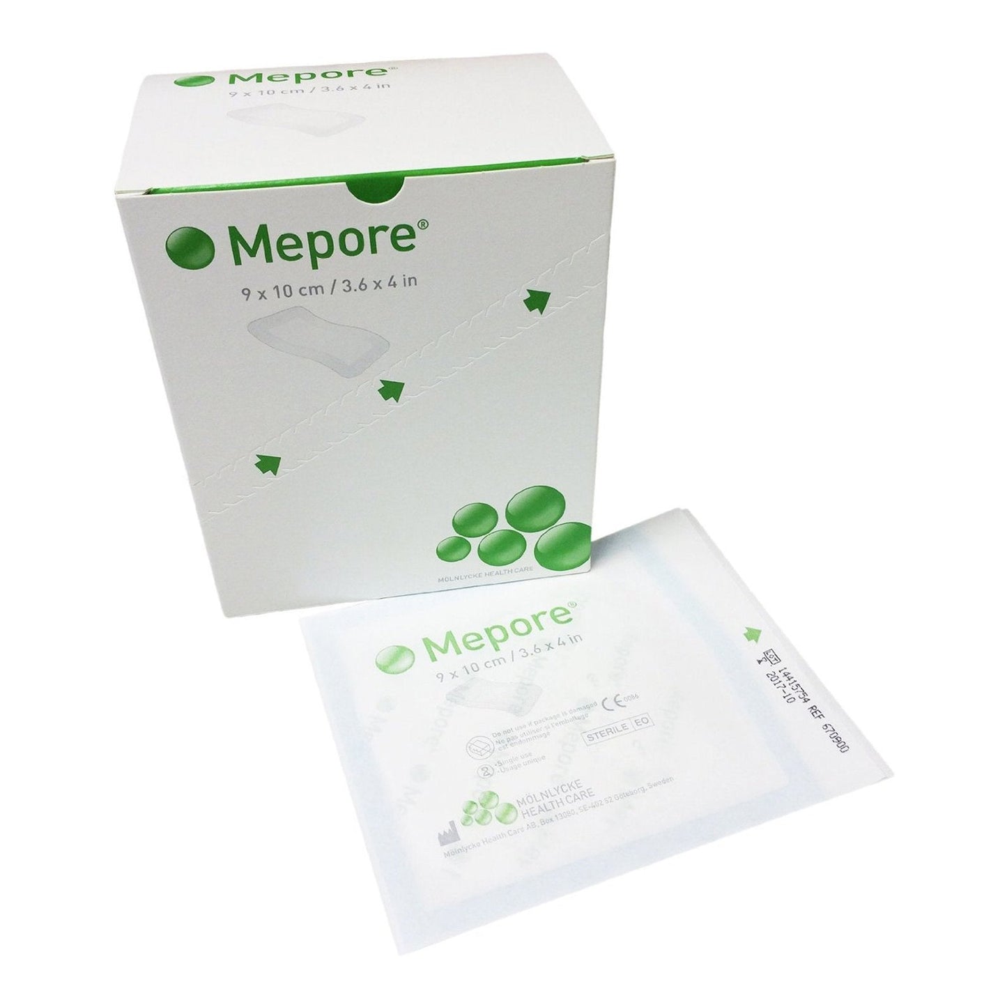 Composite Dressing Mepore 3-3/5 X 4 Inch Rectangle Sterile, Packaging Type- Each