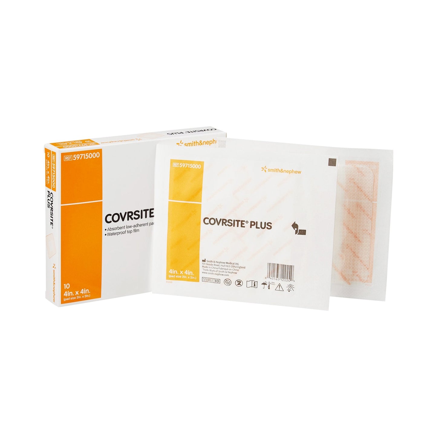 Composite Dressing COVRSITE Plus 4 X 4 Inch Square NonSterile,  Packaging Type- Each