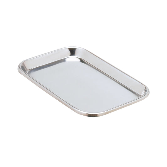 Instrument Tray Miltex Rolled Edge Stainless Steel 23/32 X 6-1/2 X 10 Inch, Packaging Type- Each