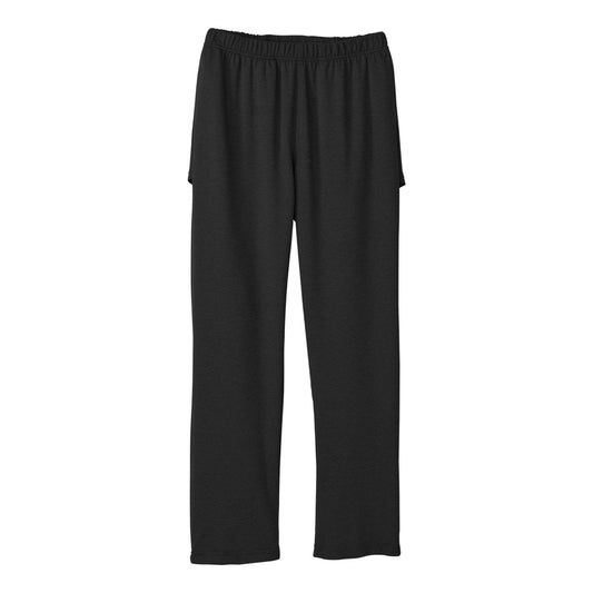 Adaptive Pants Silverts Back Overlap 3X-Large Black Female, Packaging Type- Each
