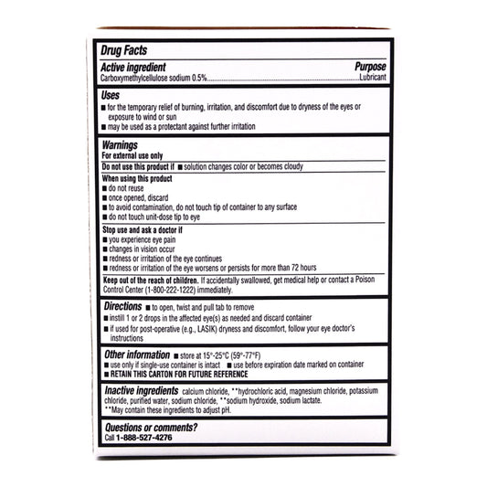 Eye Lubricant 30 per Box Eye Drops, Packaging Type- Box