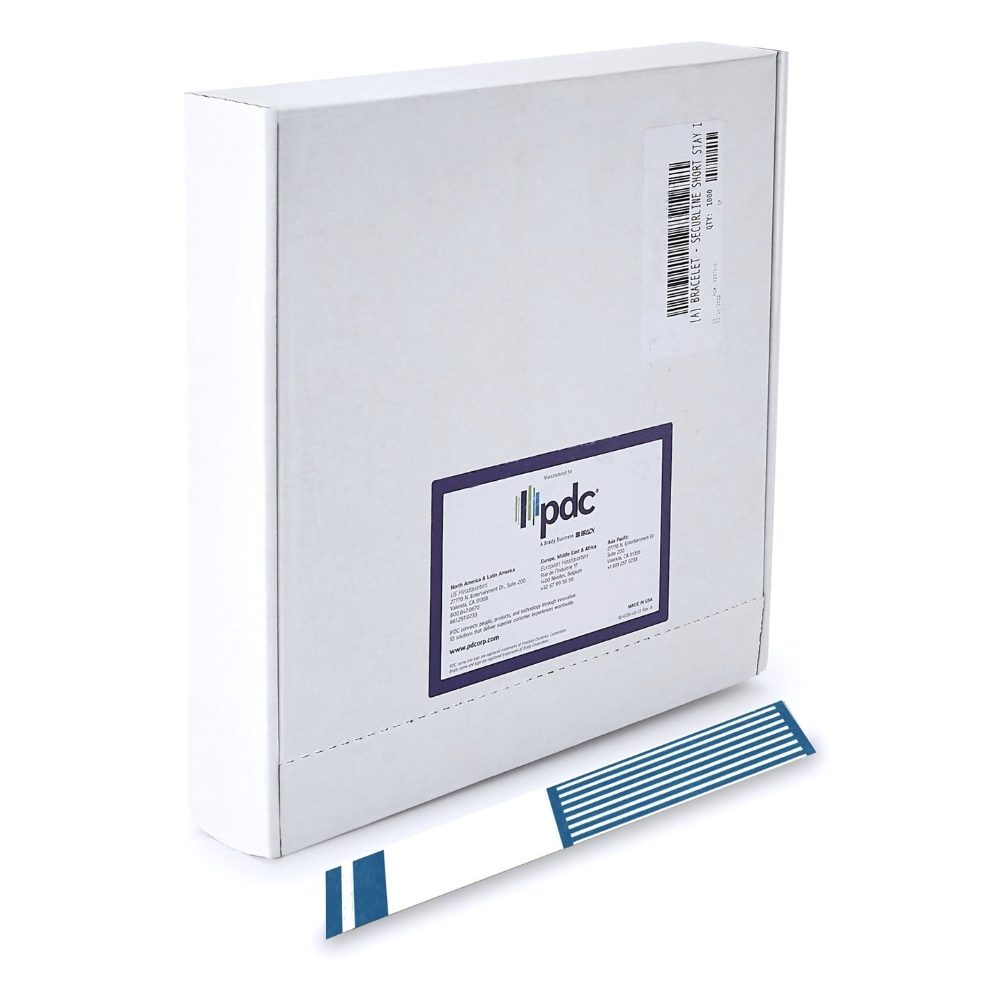 Identification Wristband Short Stay Write On Band Adhesive Closure Without Legend, Packaging Type- Each