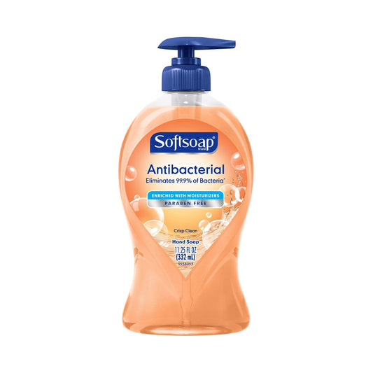 Antibacterial Soap Softsoap Liquid 11.25 oz. Pump Bottle Clean Scent, Packaging Type- Case