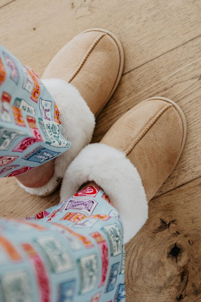 Sand Faux Fur Women's Slippers