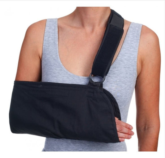 Arm Sling with Padded Strap Procare O-Ring / Hook and Loop Strap Closure One Size Fits Most, Packaging Type- Each