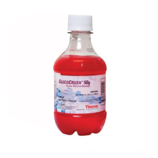 Glucose Tolerance Beverage GlucoCrush Fruit Punch 50 Gram Pregnant Women 10 oz. per Bottle, Packaging Type- Case