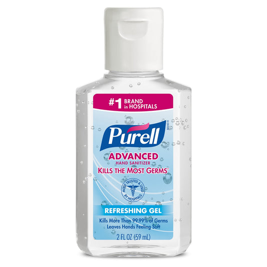 Hand Sanitizer Purell Advanced 2 oz. Ethyl Alcohol Gel Bottle, Packaging Type- Each