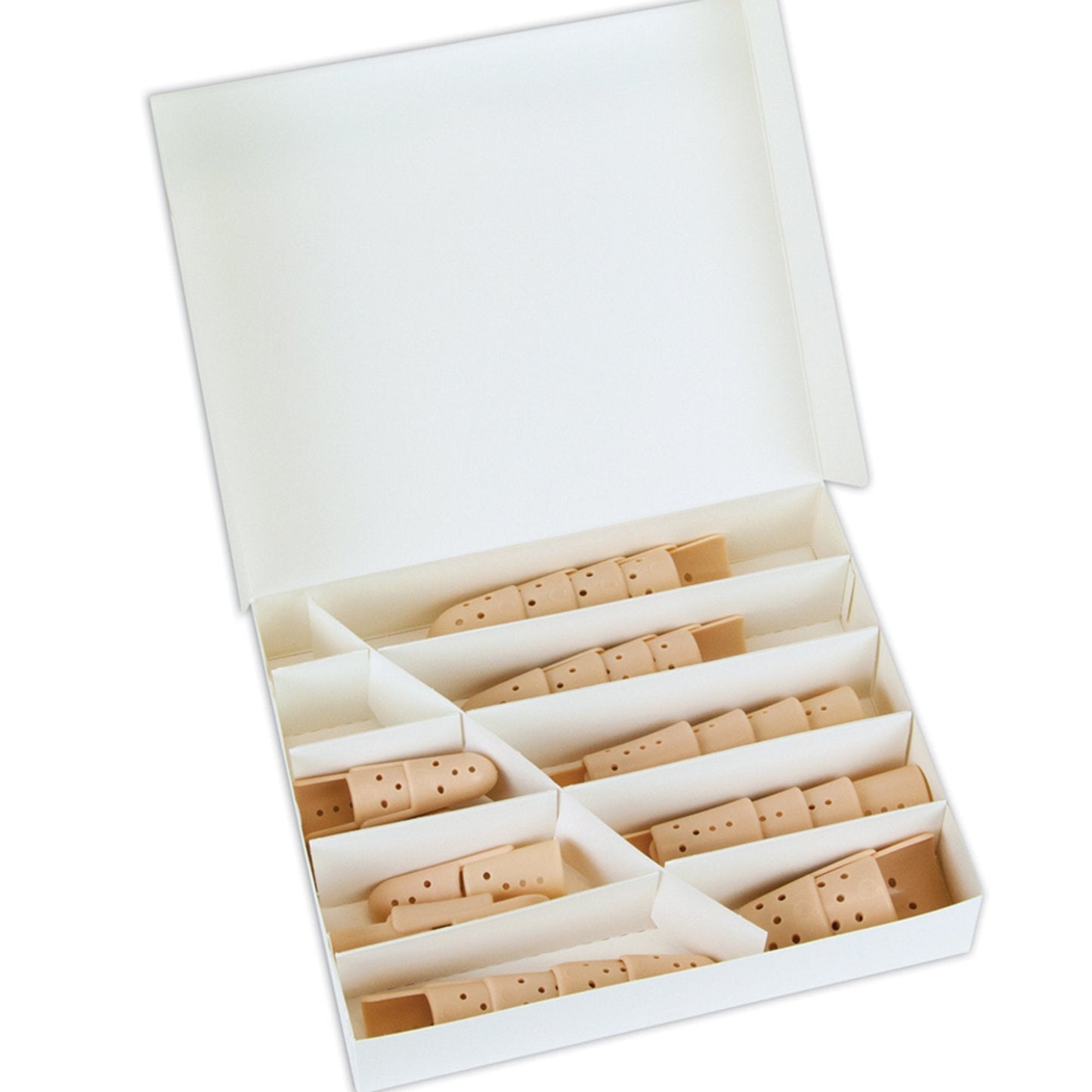 Finger Splint Kit Plastalume Stax 30 Assorted Sizes Without Fastening Left or Right Hand Beige, Packaging Type- Each