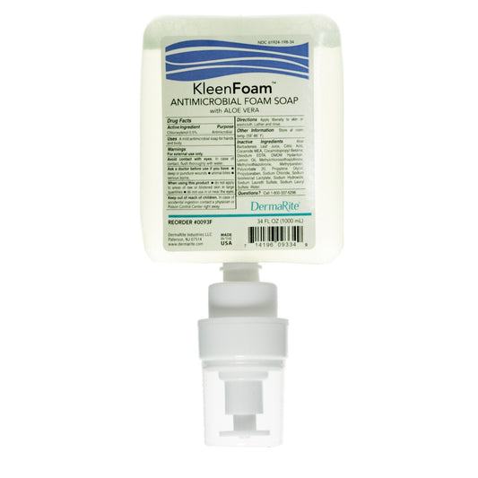 Antimicrobial Soap KleenFoam Foaming 1,000 mL Dispenser Refill Bottle Unscented, Packaging Type- Each