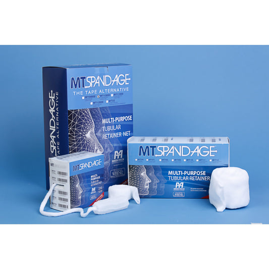 Elastic Net Retainer Dressing MT Spandage™ Tubular Elastic 25 Yard Size 2 White Small Hand / Arm / Leg / Foot NonSterile, Packaging Type- Each