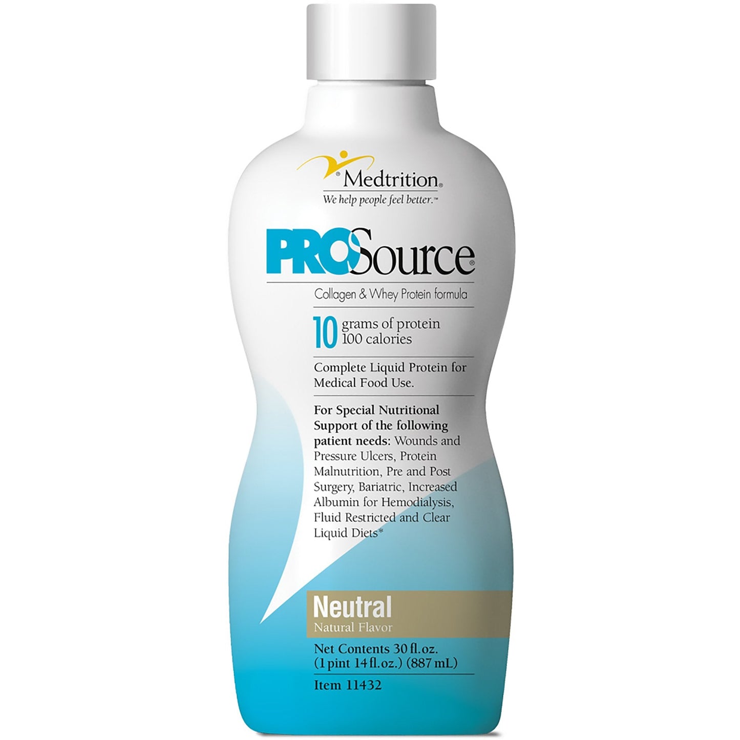Oral Supplement ProSource Neutral Flavor Liquid 30 oz. Bottle, Packaging Type- Each
