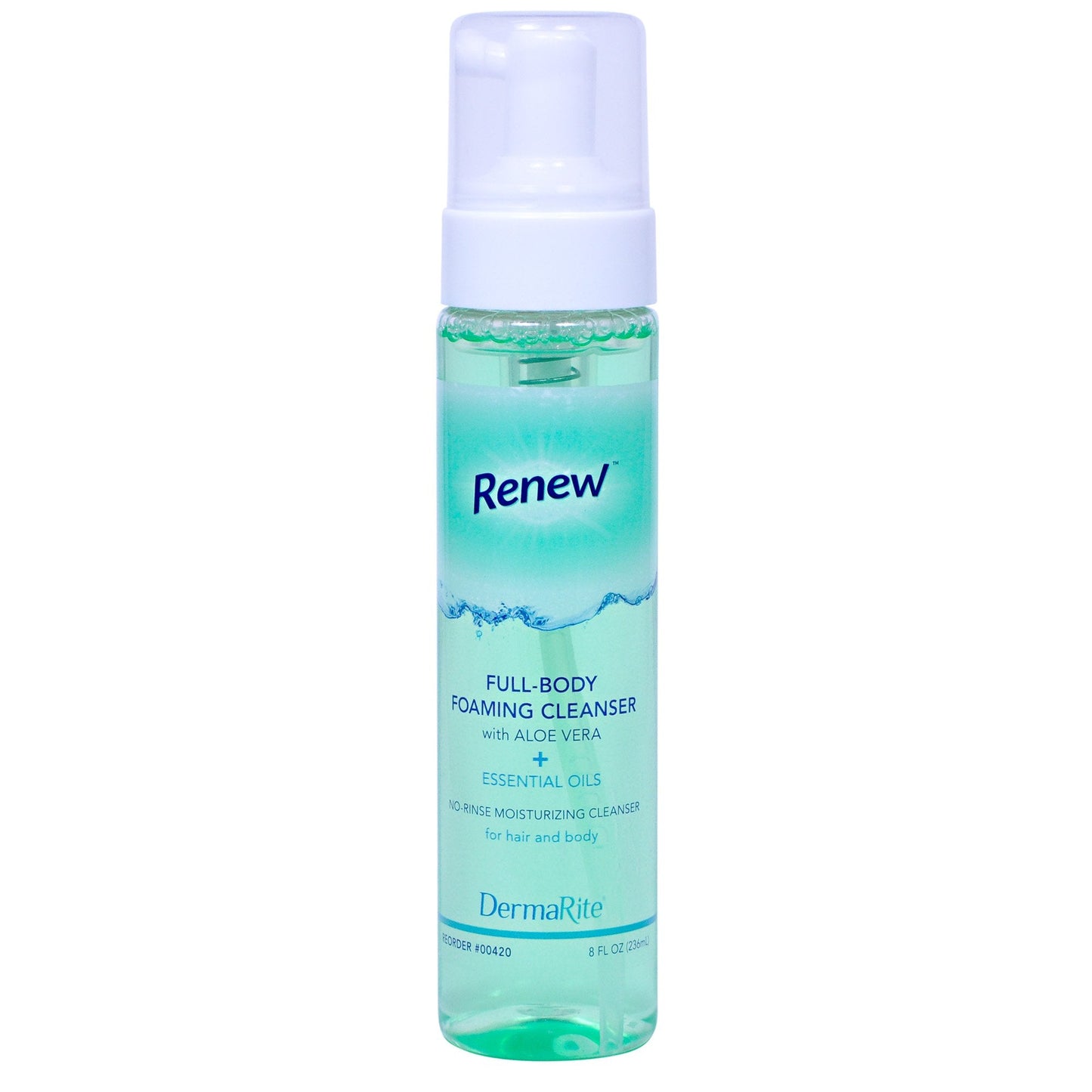 Rinse-Free Body Wash Renew Foaming 8 oz. Pump Bottle Citrus Scent