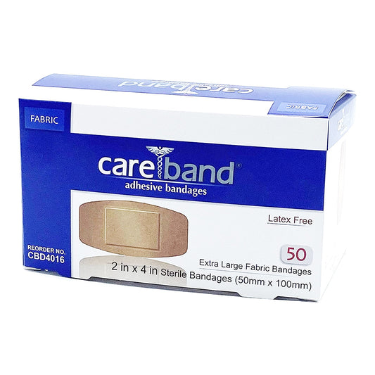 Adhesive Strip Careband 2 X 4 Inch Fabric Rectangle Tan Sterile, Packaging Type- Case