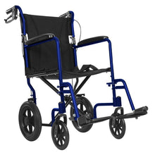 Load image into Gallery viewer, Transport Wheelchair - Blue - transport-wheelchair