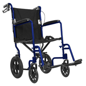 Transport Wheelchair - Blue