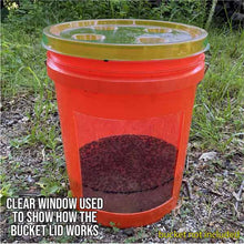 Load image into Gallery viewer, 12 PACK – 5 Gallon Bucket Fly-Condo™- Turn any 5 gallon bucket into a Fly Trap