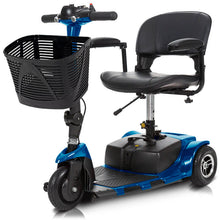 Load image into Gallery viewer, 3 Wheel Mobility Scooter - Electric Long Range Powered Wheelchair - Sapphire Blue - 3-wheel-mobility-scooter