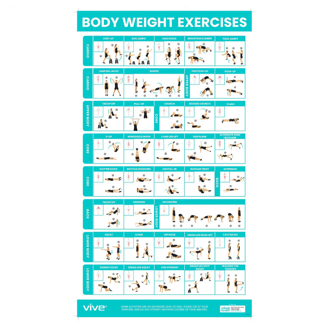 Bodyweight Workout Poster