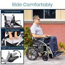 Load image into Gallery viewer, Compact Power Wheelchair - Foldable Long Range Transport Aid - folding-power-wheelchair