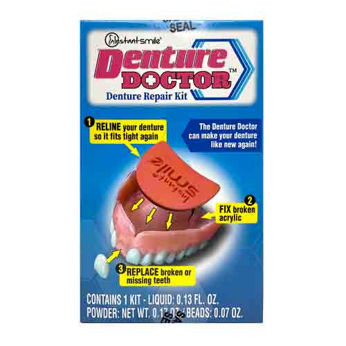 Instant Smile Denture Doctor – Denture Repair Kit - Default Title - instant-smile-denture-doctor-denture-repair-kit