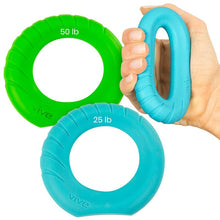 Load image into Gallery viewer, Ergonomic Ring Grips - Hand &amp; Forearm Strength