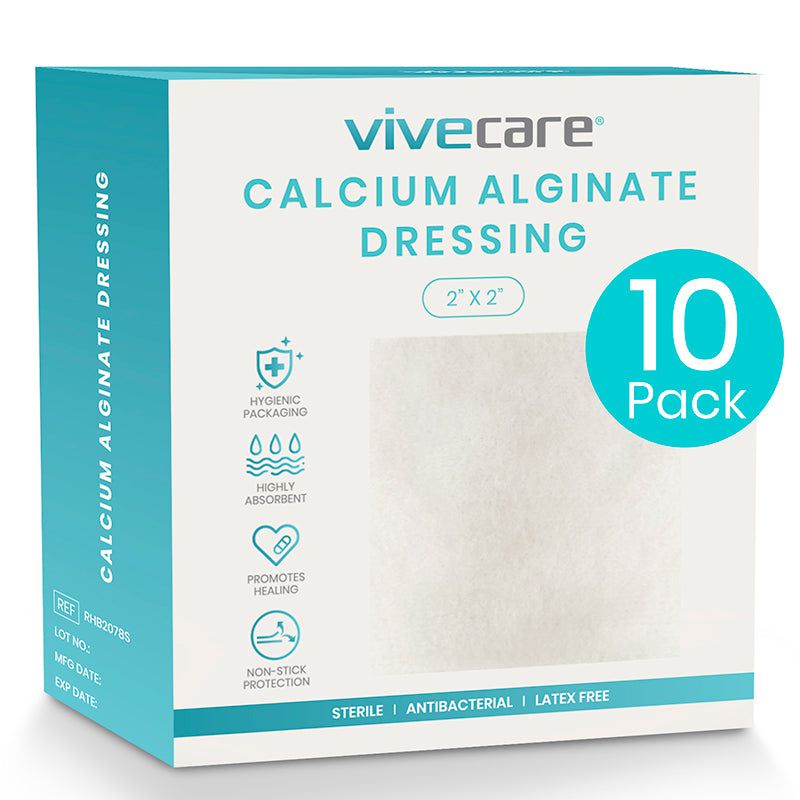 Calcium Alginate Dressing (10 pack; 2x2)