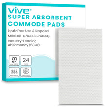 Load image into Gallery viewer, Commode Pads 24 pack (No Liners)
