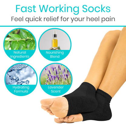 Gel Heel Socks - moisturizing-ankle-socks