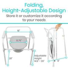 Load image into Gallery viewer, Folding Commode