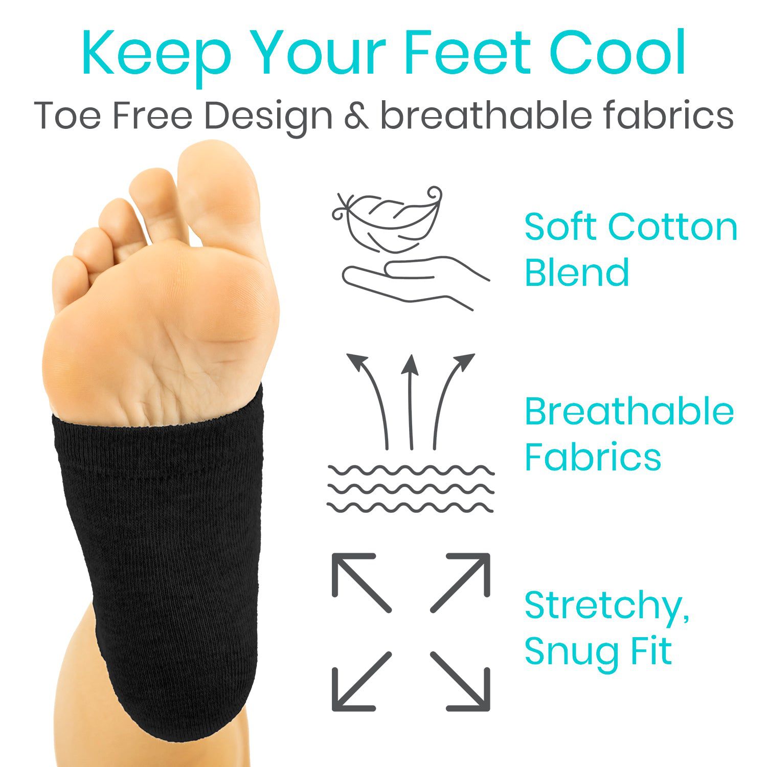 Gel Heel Socks - moisturizing-ankle-socks