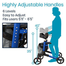 Load image into Gallery viewer, Foldable Rollator Series T