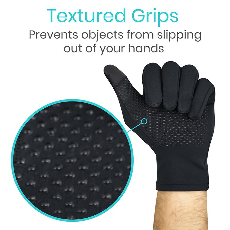 Copper Full Finger Arthritis Gloves - X-Large - copper-full-finger-arthritis-gloves