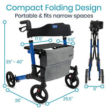 Load image into Gallery viewer, Foldable Rollator Series T
