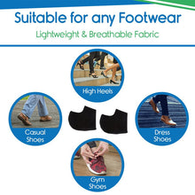 Load image into Gallery viewer, Fabric Gel Heel Protectors