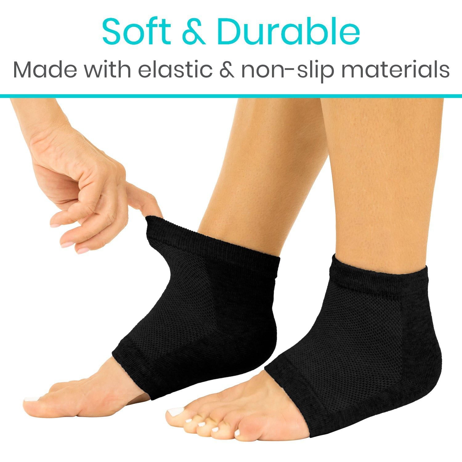 Gel Heel Socks - moisturizing-ankle-socks