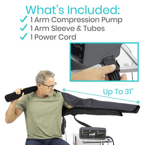 Arm Compression Pump - Swelling & Pain Relief