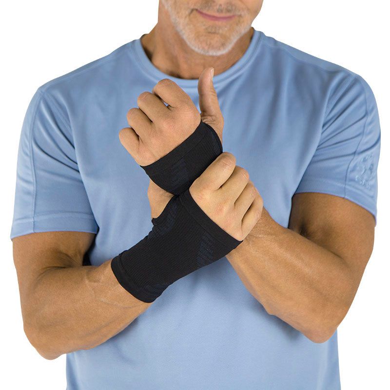 Wrist compression sleeves